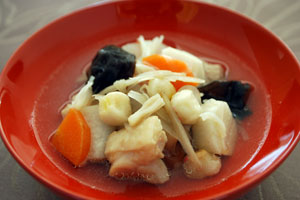 選定料理 こづゆのレシピ 鶏料理 テン 福島県の郷土料理 家庭で味わう郷土料理