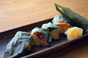 （選定料理）笹寿司