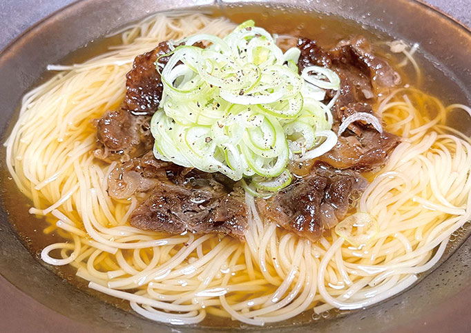 とちぎ和牛のあったか肉そうめん